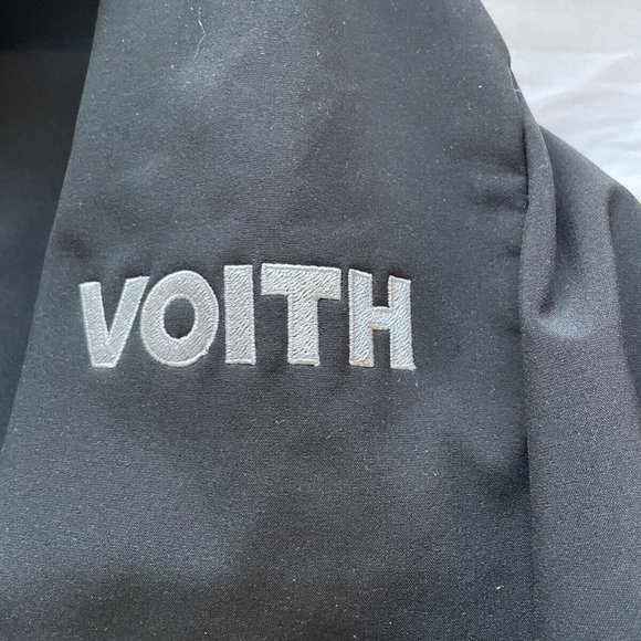 North End Sports Jacket Men’s Large Black Gray Voith Hydro Logik Reflective Warm - Picture 9 of 13